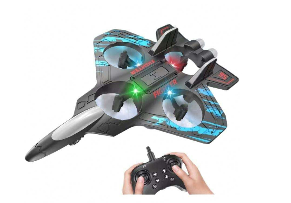 RC Airplane Easy to Fly Stable Jet Fighter Toys for Kids RC Airplane Fighter Jet with Light, 360° Flip Fighter Jet Toys - Image 3