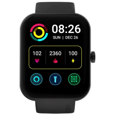 Noise ColorFit Pulse 2 Smart Watch with 4.57 cm (1.8 Inch) Display, Jet Black